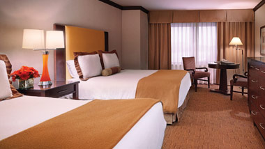 double queen hotel room