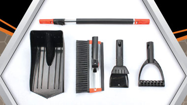 5 piece snow removal kit