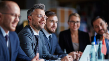 group of people having a business meeting